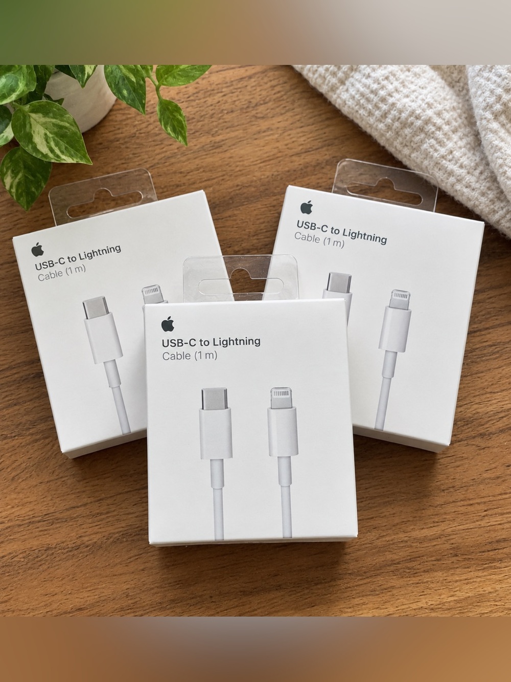 Apple USB-C to Lightning Cable (1 m) - 3 Pack